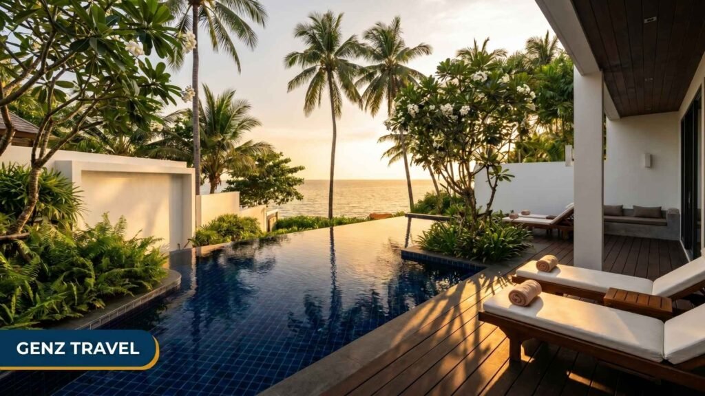 Map style overview of Thailand beach destinations including Phuket, Krabi and Koh Samui