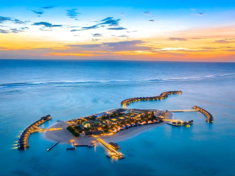 Tropical Resort in the Maldives