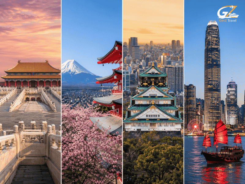 12-night Beijing Tokyo Osaka Hong Kong holiday from UK featuring multi-city Asia tour landmarks