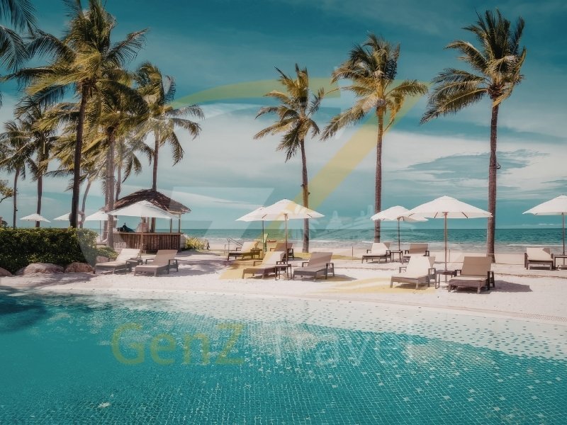 Caribbean all inclusive holiday package resort with infinity pool and beach view
