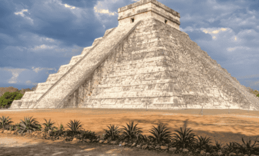 Chichen Itza pyramid in Mexico for Cancun excursion and cultural tour