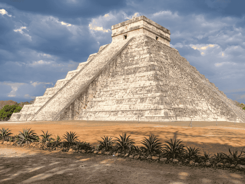 Chichen Itza pyramid in Mexico for Cancun excursion and cultural tour