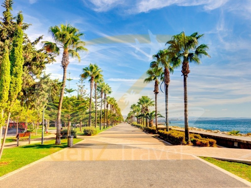 Cyprus Ayia Napa and Protaras beach with turquoise water and golden sand coastline