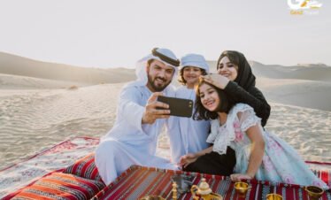 Dubai desert safari experience with dune bashing and Bedouin camp for UAE holiday package