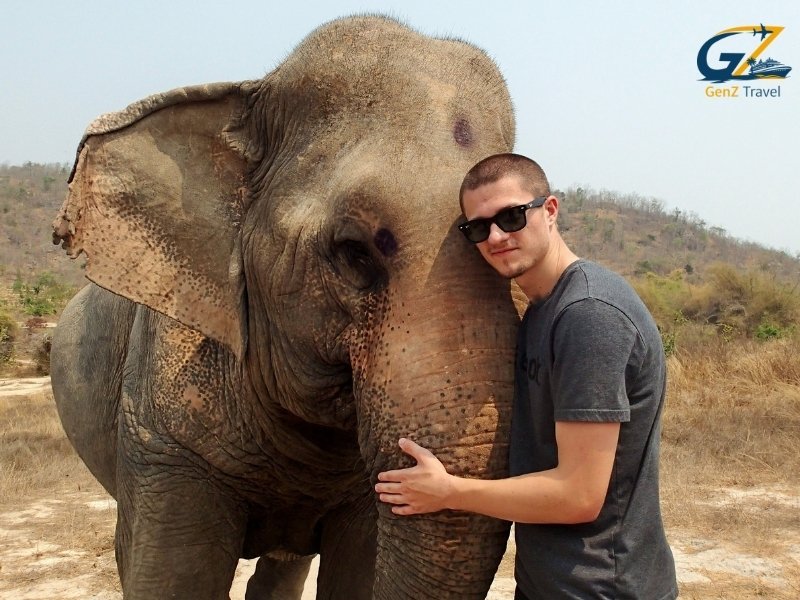 Ethical elephant experience at Elephant Hills Safari Camp Khao Sok Thailand