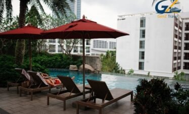 Hard Rock Hotel Pattaya pool and beachfront resort with vibrant atmosphere Thailand