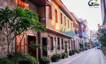 Kaleici Old Town Antalya cobbled streets historic houses and Turkish architecture