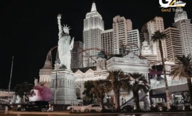 Las Vegas Strip skyline at night for 5-night Las Vegas holiday package from UK