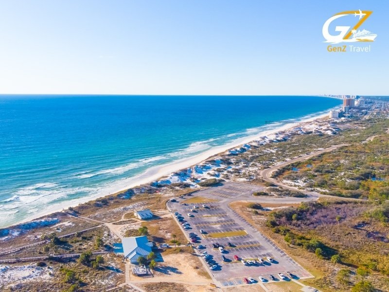 Aerial view of Patong Beach Phuket with turquoise water and coastline resorts