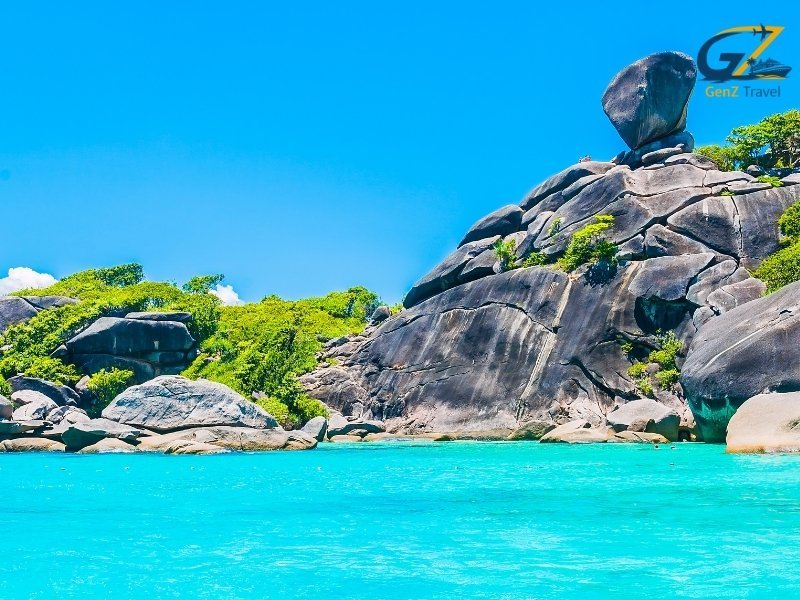 Snorkelling in Similan Islands clear waters Thailand adventure tour