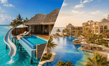 Siyam World Maldives & Rixos Saadiyat Island tour luxury twin centre holiday with water villa and Abu Dhabi beach resort