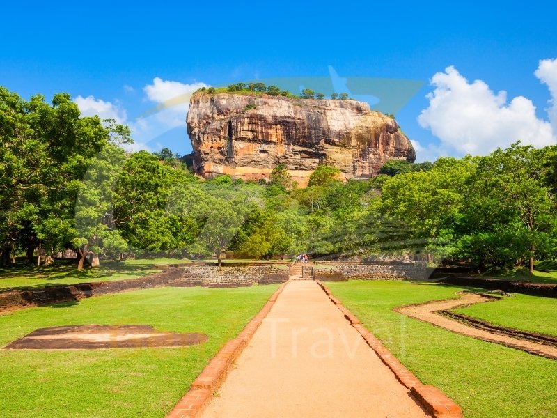 Sri Lanka holidays from the UK featuring Sigiriya Rock Fortress at sunrise