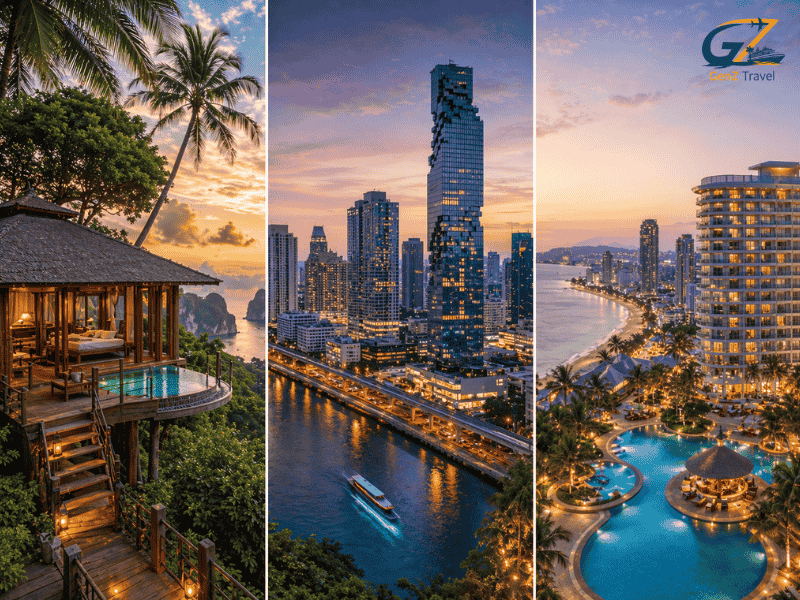 Treehouse Villa Bangkok Pattaya 10 nights Thailand tour package luxury island city beach holiday