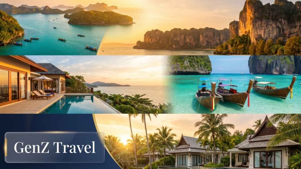 Comparison of Thailand islands including Phuket, Krabi, Koh Samui and Phi Phi showcasing beaches, resorts and island hopping travel experience