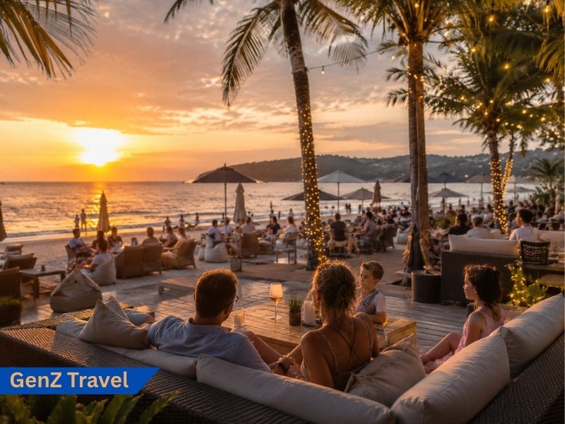 Koh Samui New Year’s Eve luxury beach resort sunset for couples and families