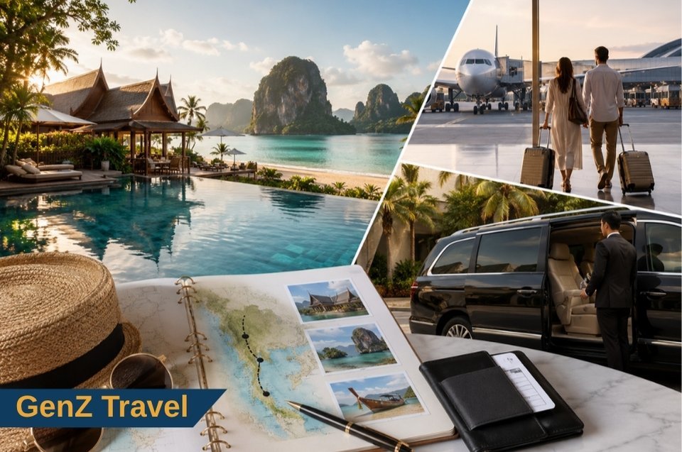 Luxury Thailand holiday package with beach resort, flight, private transfer and GenZ Travel planning details.