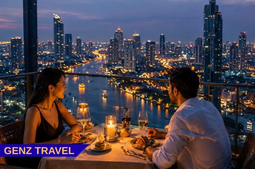 Bangkok honeymoon rooftop skyline experience for couples