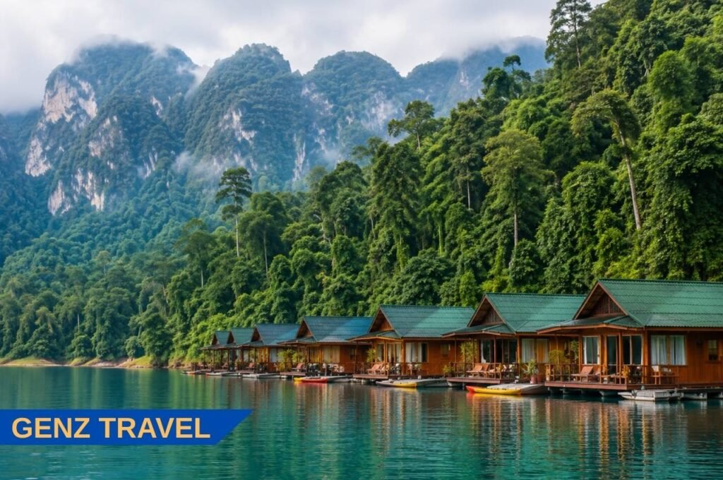 Phi Phi Island honeymoon Thailand with turquoise water and limestone cliffs