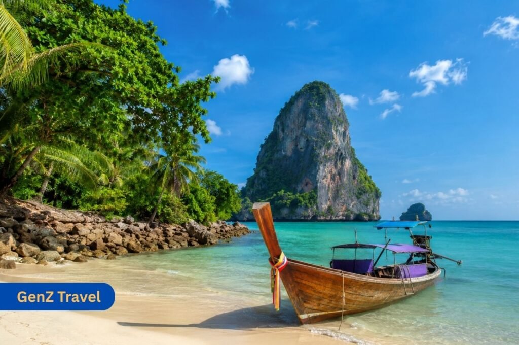 Things to do in Phuket with island hopping, longtail boat and tropical beach scenery