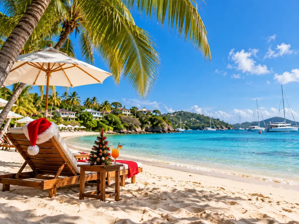 Tropical Christmas Beach Escape